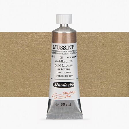 Schmincke  Mussini Yağlı Boya 35ml Gold Bronze 864 S.5