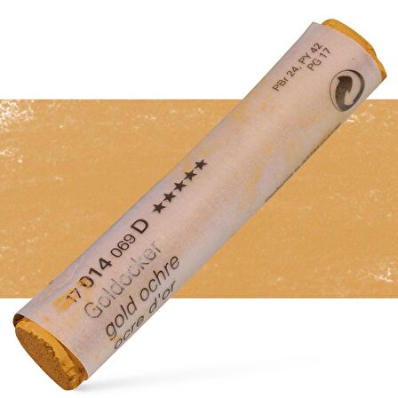 Schmincke Soft Pastel Boya Gold Ochre 014 D (Pure Colour)