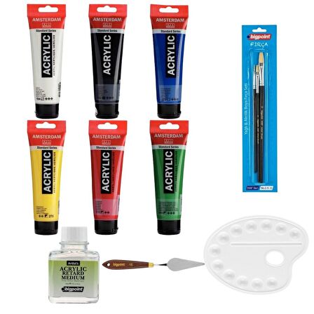 Talens Amsterdam Akrilik Boya 120ml Profesyonel Set