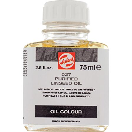 Talens Linseed Oil Purified 027 75ml (Saf Keten Yağı)