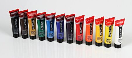 Talens Amsterdam Acrylic 120ml Full Set 90 Adet - Akrilik Boya Tüm Renkler