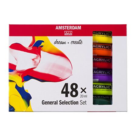 Talens AMSTERDAM ACRYLİC SET 48X20ML  - AKRİLİL BOYA