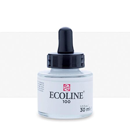 Talens Ecoline Sıvı Suluboya Mürekkep 30ml White 100