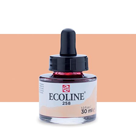 Talens Ecoline Sıvı Suluboya Mürekkep 30ml Apricot 258