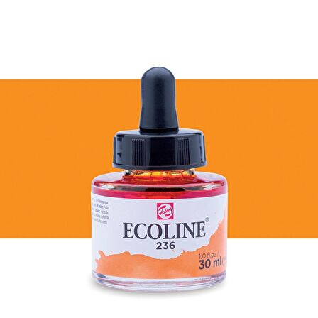 Talens Ecoline Sıvı Suluboya Mürekkep 30ml Light Orange 236