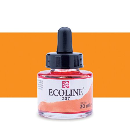Talens Ecoline Sıvı Suluboya Mürekkep 30ml Deep Orange 237