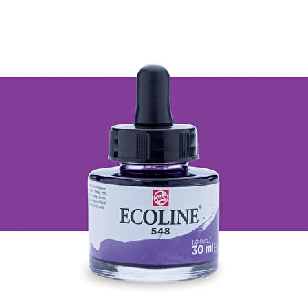 Talens Ecoline Sıvı Suluboya Mürekkep 30ml Blue Violet 548