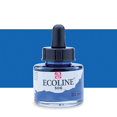 Talens Ecoline Sıvı Suluboya Mürekkep 30ml Ultramarine Deep 506