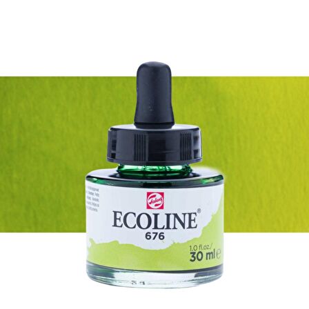 Talens Ecoline Sıvı Suluboya Mürekkep 30ml Grass Green 676