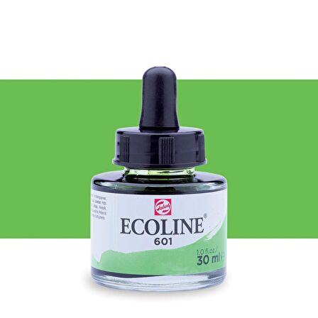 Talens Ecoline Sıvı Suluboya Mürekkep 30ml Light Green 601