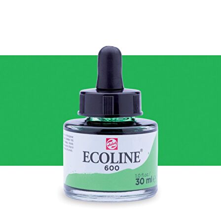 Talens Ecoline Sıvı Suluboya Mürekkep 30ml Green 600