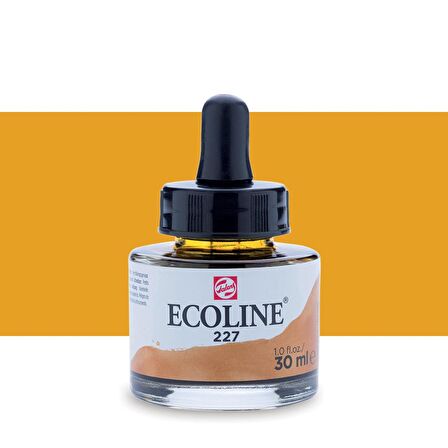 Talens Ecoline Sıvı Suluboya Mürekkep 30ml Yellow Ochre 227
