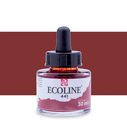 Talens Ecoline Sıvı Suluboya Mürekkep 30ml Mahogany 441