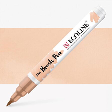 Talens Ecoline Suluboya Brush Pen Pink Beige 374