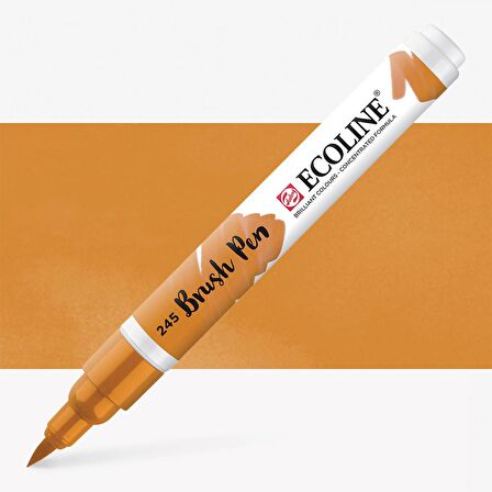 Talens Ecoline Suluboya Brush Pen Saffron Yellow 245