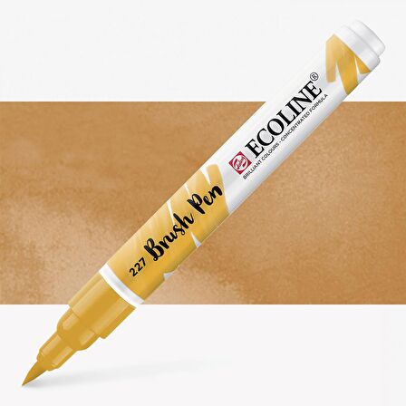 Talens Ecoline Suluboya Brush Pen Yellow Ochre 227