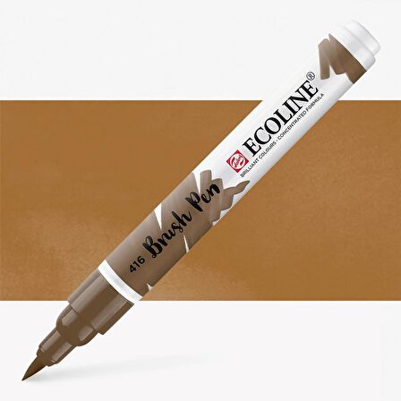 Talens Ecoline Suluboya Brush Pen Sepia 416