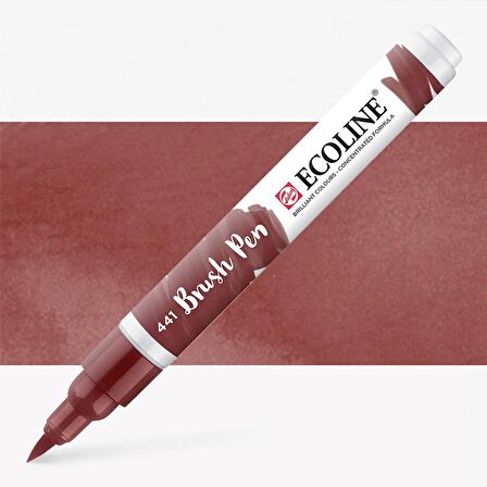 Talens Ecoline Suluboya Brush Pen Mahogany 441