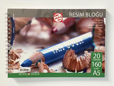 Talens Resim Bloğu A5 160gr 20 yaprak