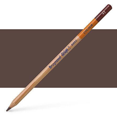 Bruynzeel Dessin Colour Kuru Boya Kalemi Dark Brown 43