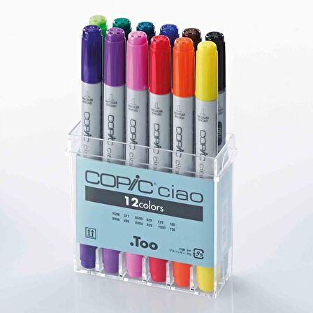 Copic Ciao Marker Kalemi Basic 12'li Set