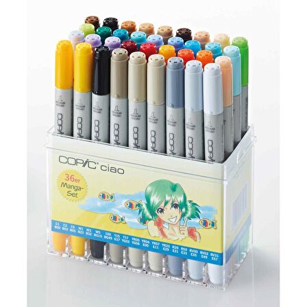 Copic Ciao Marker Kalemi Manga 36'lı Set