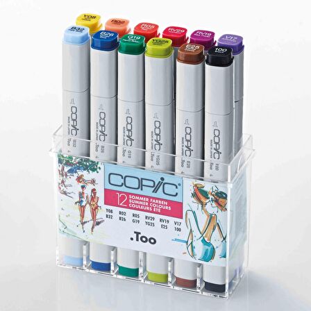 Copic Marker Kalemi Summer Colours 12'li Set