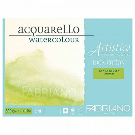 Fabriano Artistico Traditional White Rough 300gr Suluboya Blok 20 Sayfa 31x41cm