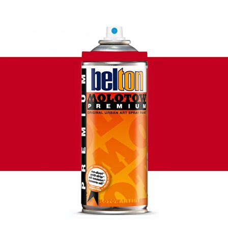 Molotow Belton Premium Sprey Boya 400ml Tornado Red 017