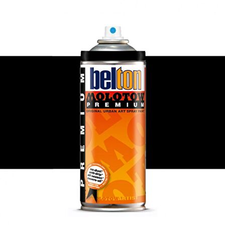 Molotow Belton Premium Sprey Boya 400ml Deep Black 221