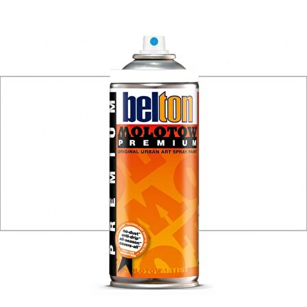 Molotow Belton Premium Sprey Boya 400ml Signal White 231