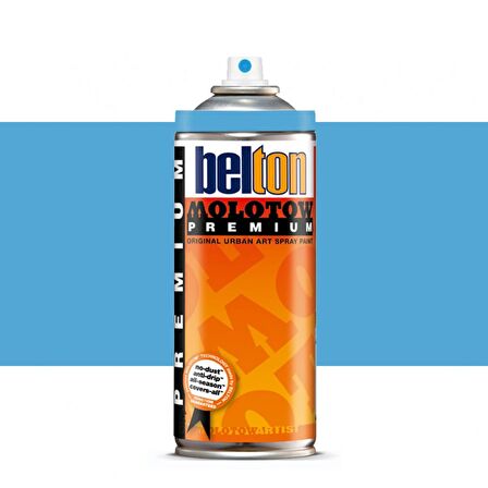 Molotow Belton Premium Sprey Boya 400ml Shock Blue Middle 093