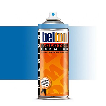 Molotow Belton Premium Sprey Boya 400ml Transparent Shock Blue 243