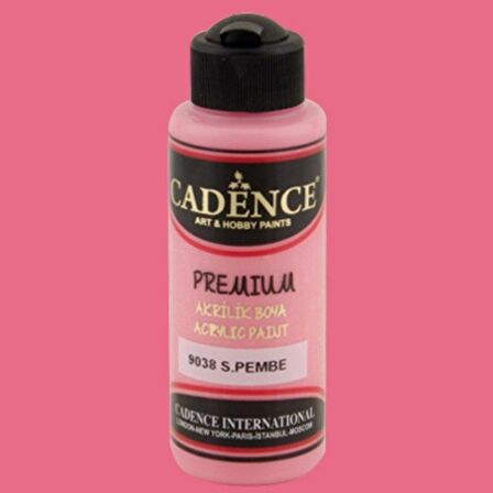 Cadence Yayınları Premium Akrilik Boya 120ml S.Pembe 9038