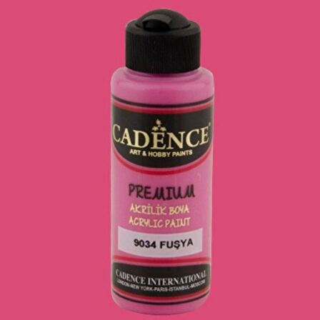 Cadence Yayınları Premium Akrilik Boya 120ml Fuşya 9034