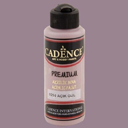 Cadence Yayınları Premium Akrilik Boya 120ml Açık Gül 0250