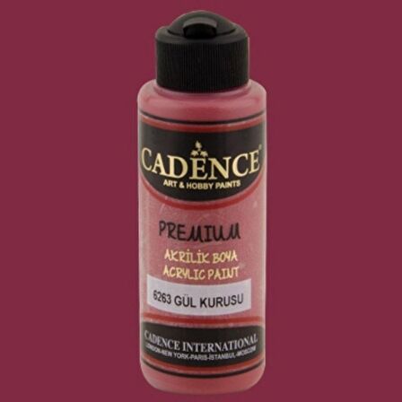 Cadence Yayınları Premium Akrilik Boya 120ml Gül Kurusu 6263