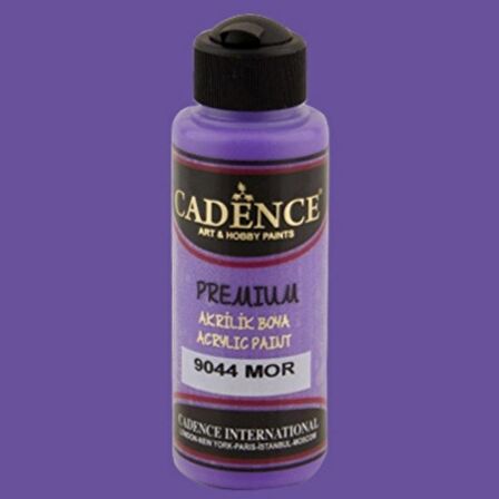 Cadence Yayınları Premium Akrilik Boya 120ml Mor 9044