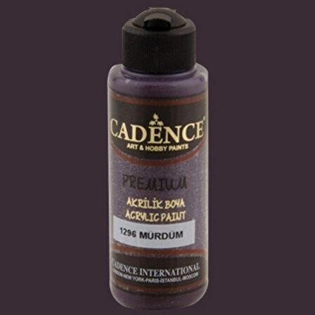 Cadence Yayınları Premium Akrilik Boya 120ml Mürdüm 1296