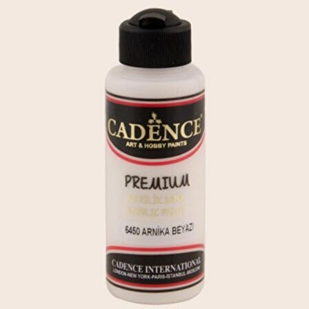 Cadence Yayınları Premium Akrilik Boya 120ml Arnika Beyazı 6450
