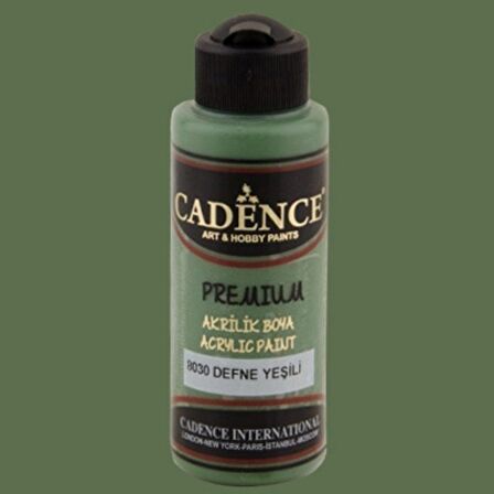 Cadence Yayınları Premium Akrilik Boya 120ml Defne Yeşili 8030