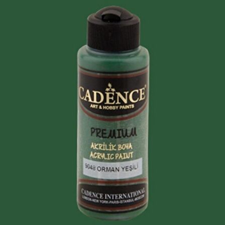 Cadence Yayınları Premium Akrilik Boya 120ml Orman Yeşili 9048