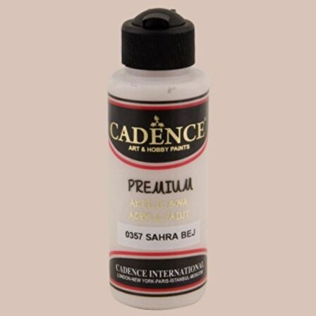 Cadence Yayınları Premium Akrilik Boya 120ml Sahra Bej 0357