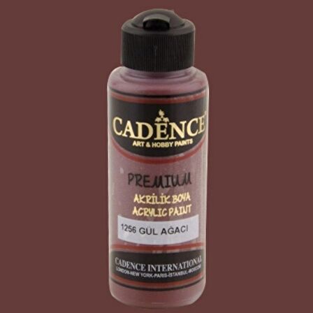 Cadence Yayınları Premium Akrilik Boya 120ml Gül Ağacı 1256