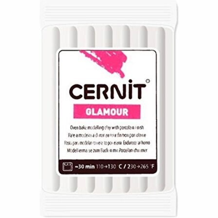 Cernit Glamour Polimer Kil 56gr White 010