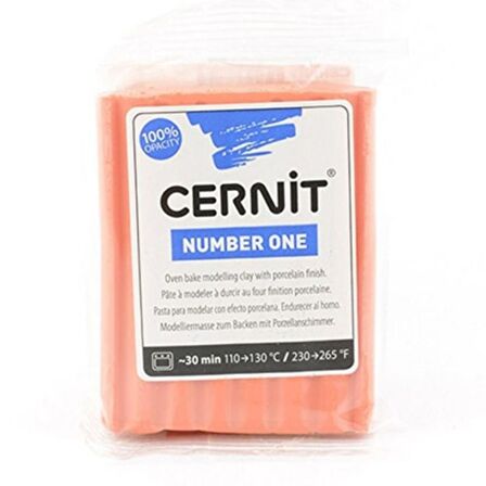 Cernit Number One Polimer Kil 56gr Coral 754