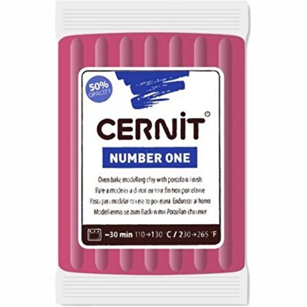 Cernit Number One Polimer Kil 56gr Bordeaux 411 (Wine Red)