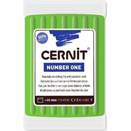 Cernit Number One Polimer Kil 56gr Light Green 611