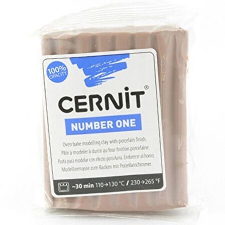 Cernit Number One Polimer Kil 56gr Taupe 812