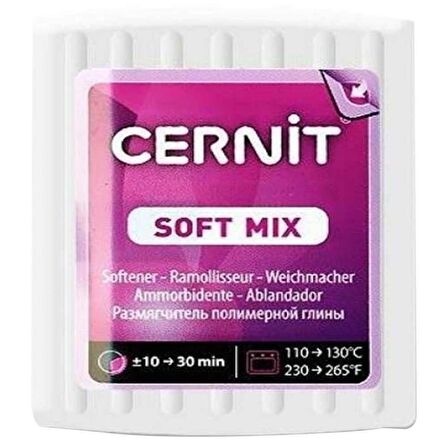 Cernit Soft Mix Polimer Kil 56gr